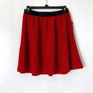 NWT Marilyn Monroe Red Checkered skirt